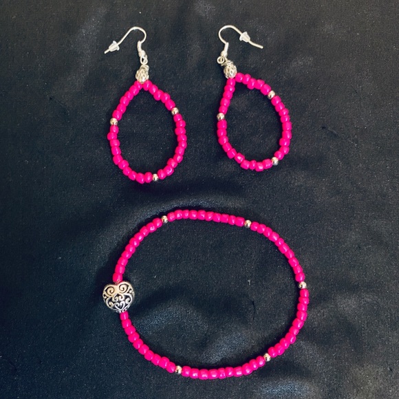 Jewelry - EARRINGS & ANKLE BRACELET SET